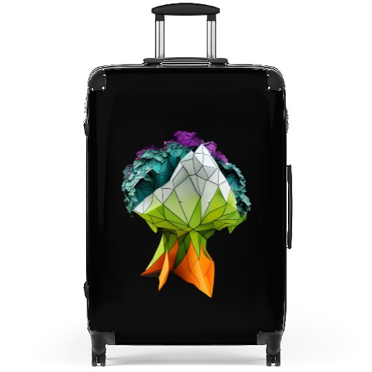 Origami Broccoli: Delightful and Whimsical Paper Suitcases