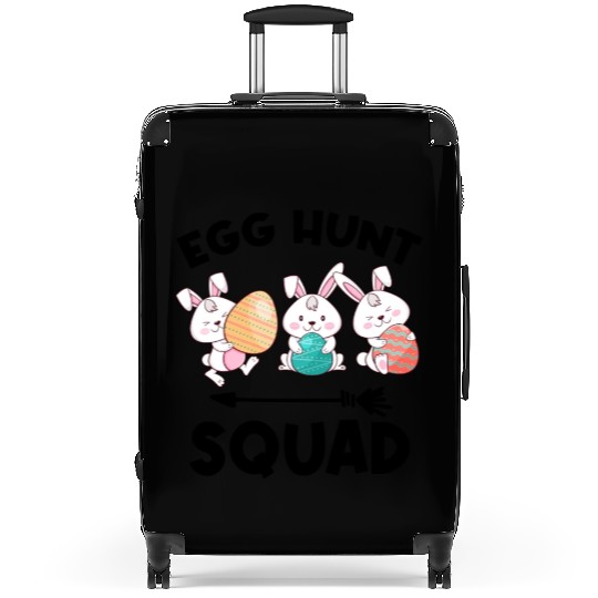 Fun Egg Hunt Squad Easter Day Family Matching Hunt Suitcases