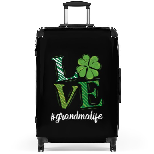 Love Grandma life St. Patrick's Day Grandma Suitcases