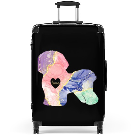 Bichon Frise Lover Bichon Frise Mom Suitcases