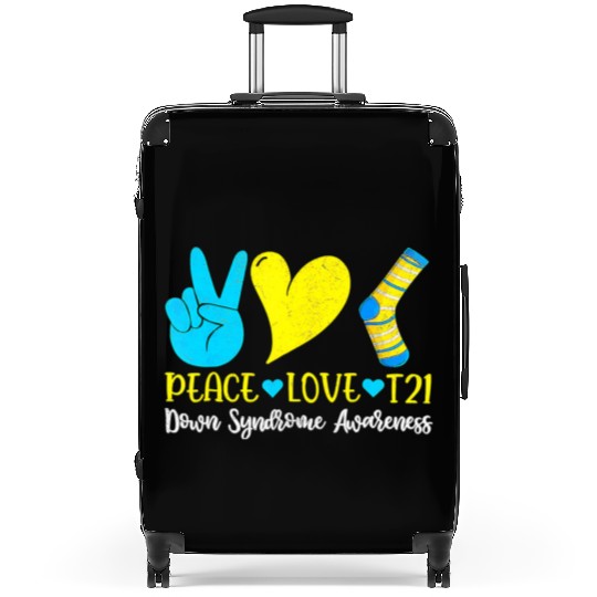 Hand Print Socks World Down Syndrome Awareness Day Suitcases