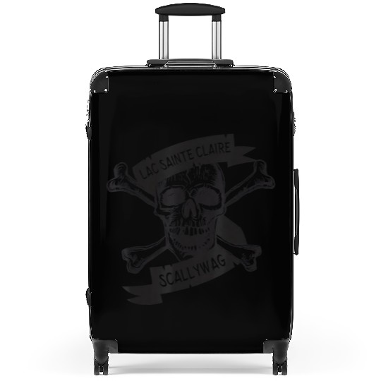 Michigan Lake St Clair Pirate Skull Bones Boating Suitcases