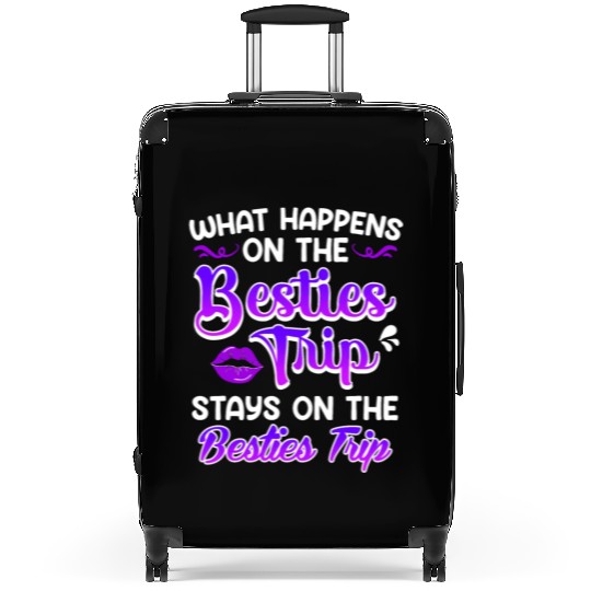 Besties Trip Friends Summer Vacation Spring Break Suitcases
