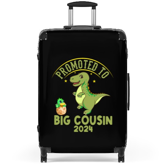 Promoted To Big Cousin Est 2024 , Funny Cousins Suitcases