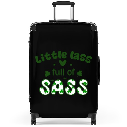Little Patricks Day Sublimation Graphics Suitcases