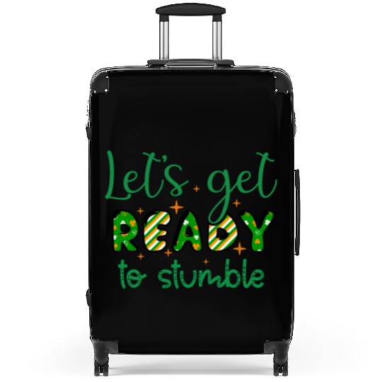 Lets get Patricks Day Sublimation Suitcases