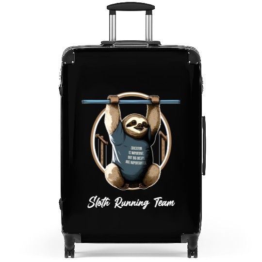 Sloth Running Team Suitcases