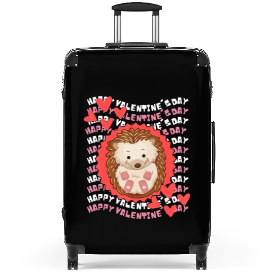 Happy Valentine s T Hedgehog Valentine Teacher Val Suitcases