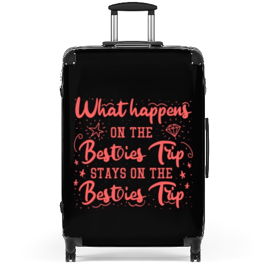 Besties Trip Vacation with Friends Spring Break Suitcases