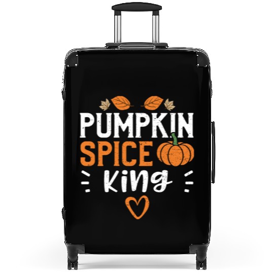 Pumpkin Spice King - Pumpkin Suitcases