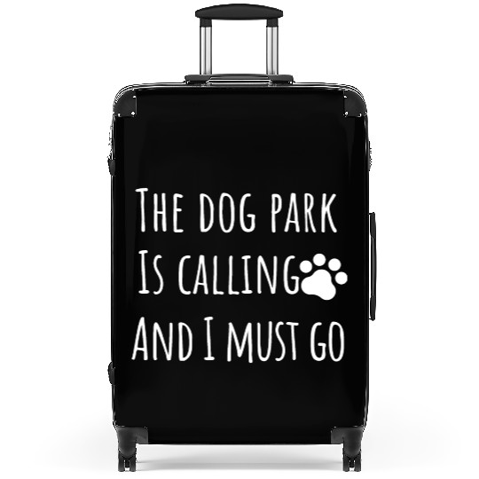dog park dog mom dad Suitcases