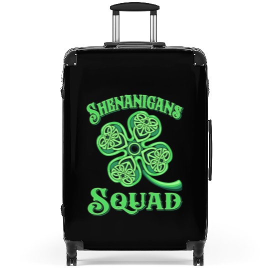 Shenanigans Squad Funny St Patricks Day Suitcases