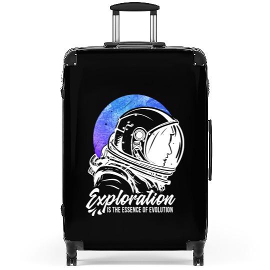 Amusing Explorations Of Cheerful Astronauts Quote Suitcases