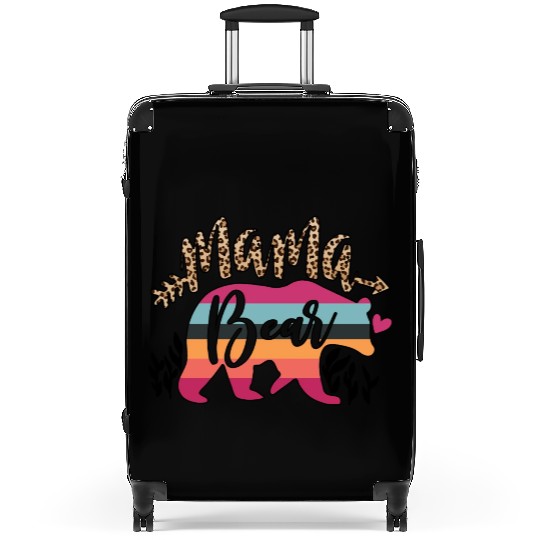 Mama Bear flowers Gift for Mother's day Suitcases