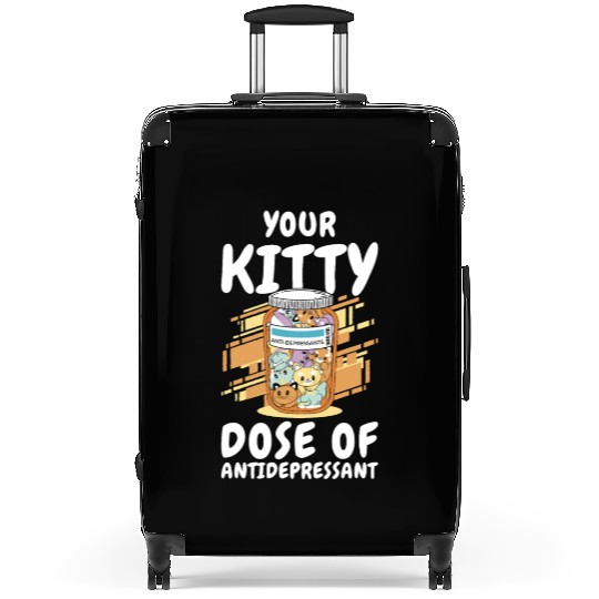 Antidepressant Kitten Medicine Cat Owner Suitcases