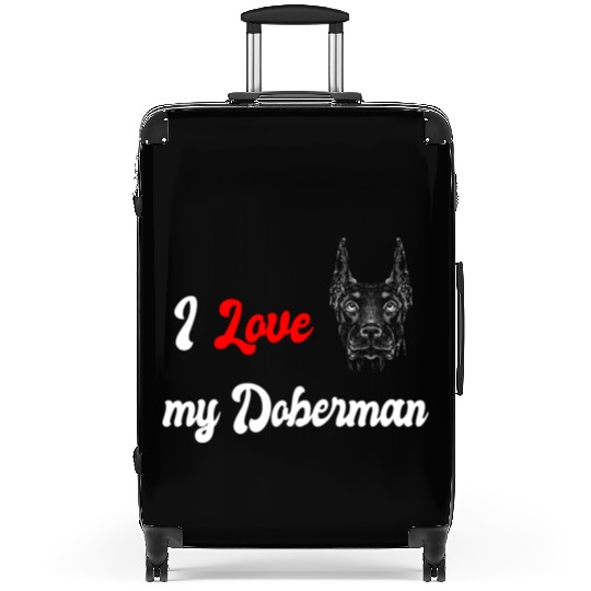 I love my Doberman Suitcases
