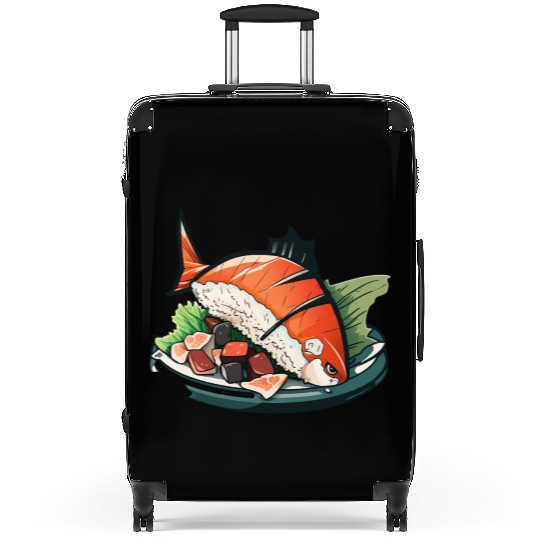 Sashimi styled fish Suitcases