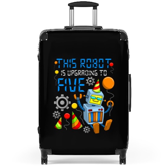 Robot Birthday Outfit Boy 5th Robot Birthday Party Suitcases