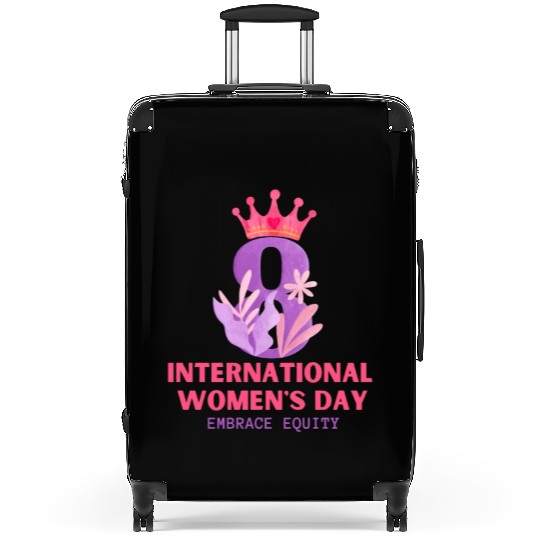 International Women's Day Embrace Equity 2023 Suitcases