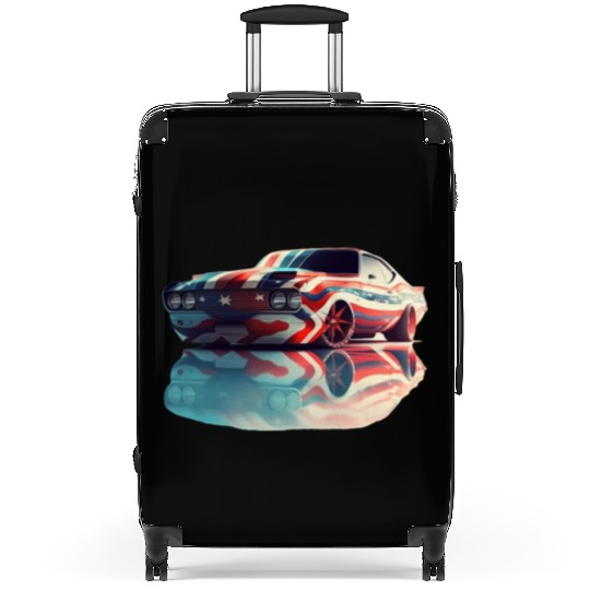 American pride and raw horsepower Suitcases