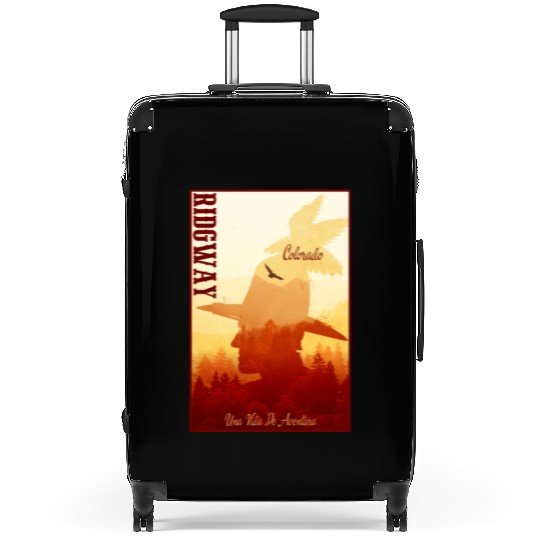 Ridgway colorado wild west town Suitcases