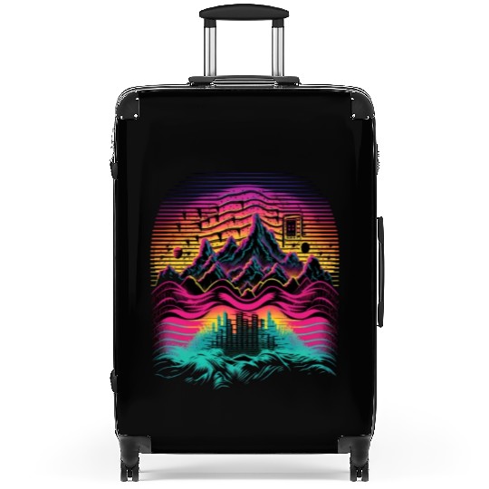 AV Technician Sound Waves Audio Visual Technology Suitcases