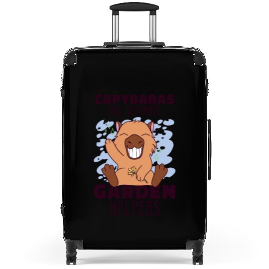 Gardening Capybara Garden Planting Gardener Suitcases