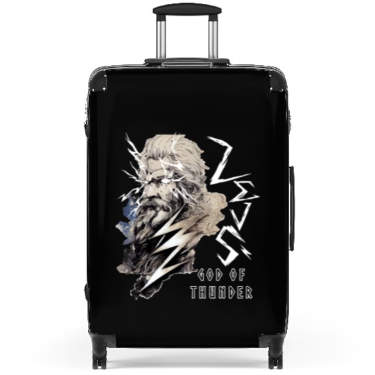 Zeus Greece God Of Thunder Lightning Mythology Gre Suitcases