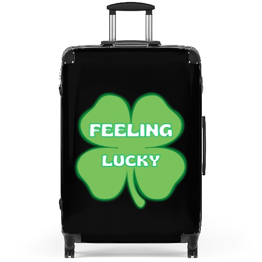 FEELING lucky funny St. patty's day Suitcases