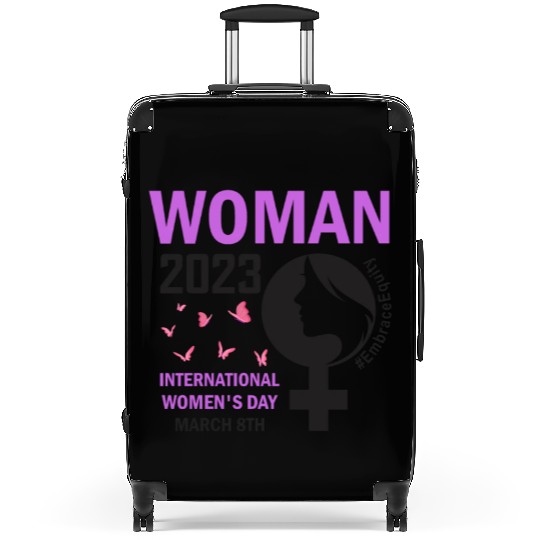 International Women's Day 2023 Embrace Equity Suitcases