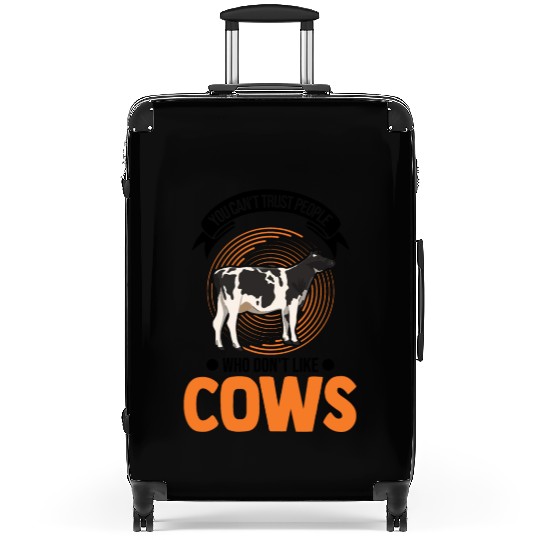 Cow Gift Farmer Cattle Breeder Cows Suitcases