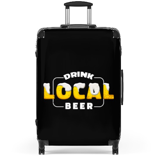 Drink Local Beer, Support Local Brewery Beer Group Suitcases