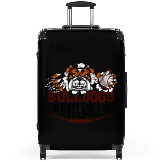 Dog Suitcases | Bulldogs Baseball | Dog Suitcases