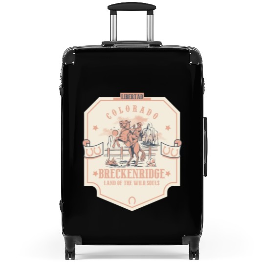 breckenridge colorado wild west town Suitcases