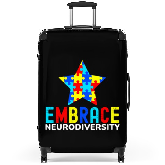 Embrace Neurodiversity Suitcases