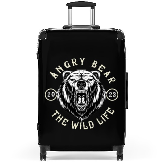 Angry Bear | The wild life Suitcases