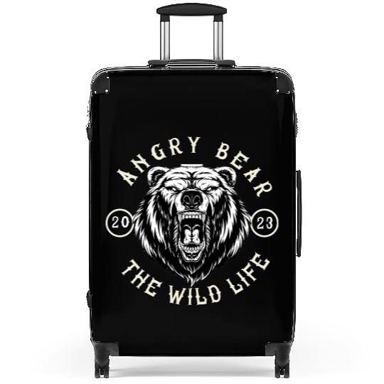 Angry Bear | The wild life Suitcases