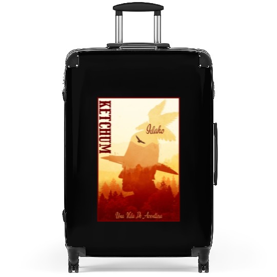 Ketchum Idaho wild west town Suitcases