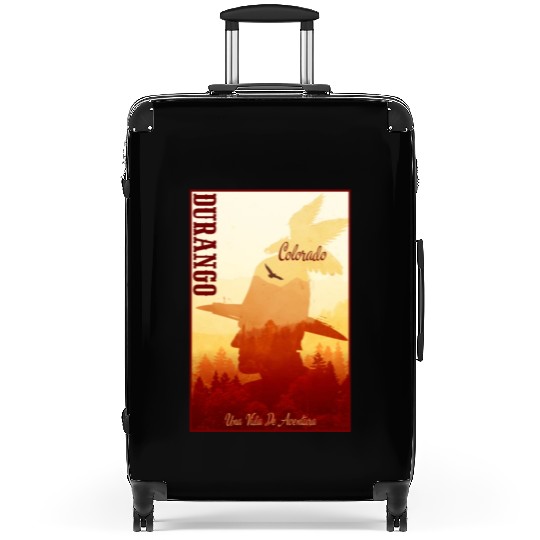 Durango Colorado wild west town Suitcases