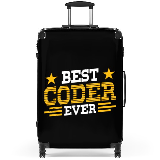 Best Coder Ever Code Programmer Sayings Coding Suitcases