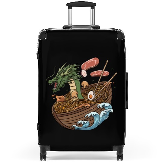Ramen Soup and Dragon Boat Design Suitcases
