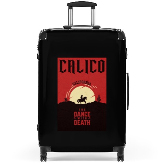 Calico California wild west town Suitcases