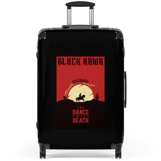 Black Hawk Colorado wild west town Suitcases