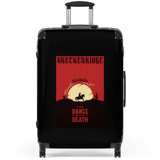 Breckenridge Colorado wild west town Suitcases