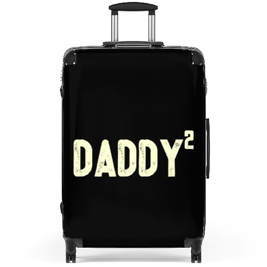 Mens Daddy to be of 2 kids 2nd power squared Dad s Suitcases