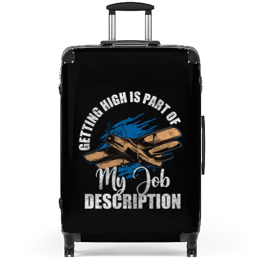 Airplane Work Aviation Aerobatic Pilots Suitcases