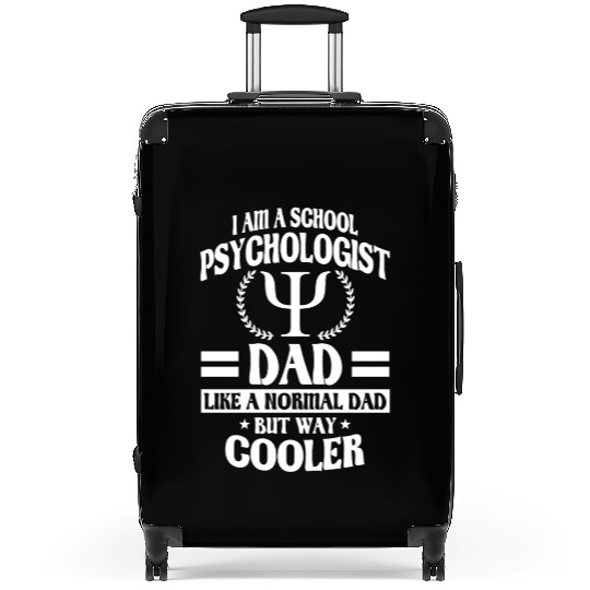 School Psychologist Dad Student Support For Men Suitcases