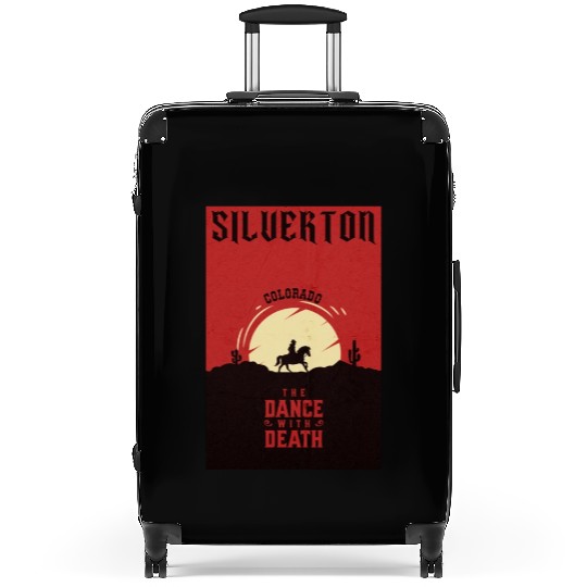Silverton Colorado wild west town Suitcases