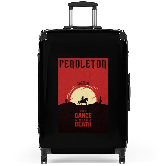 Pendleton Oregon wild west town Suitcases