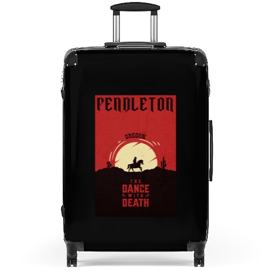 Pendleton Oregon wild west town Suitcases